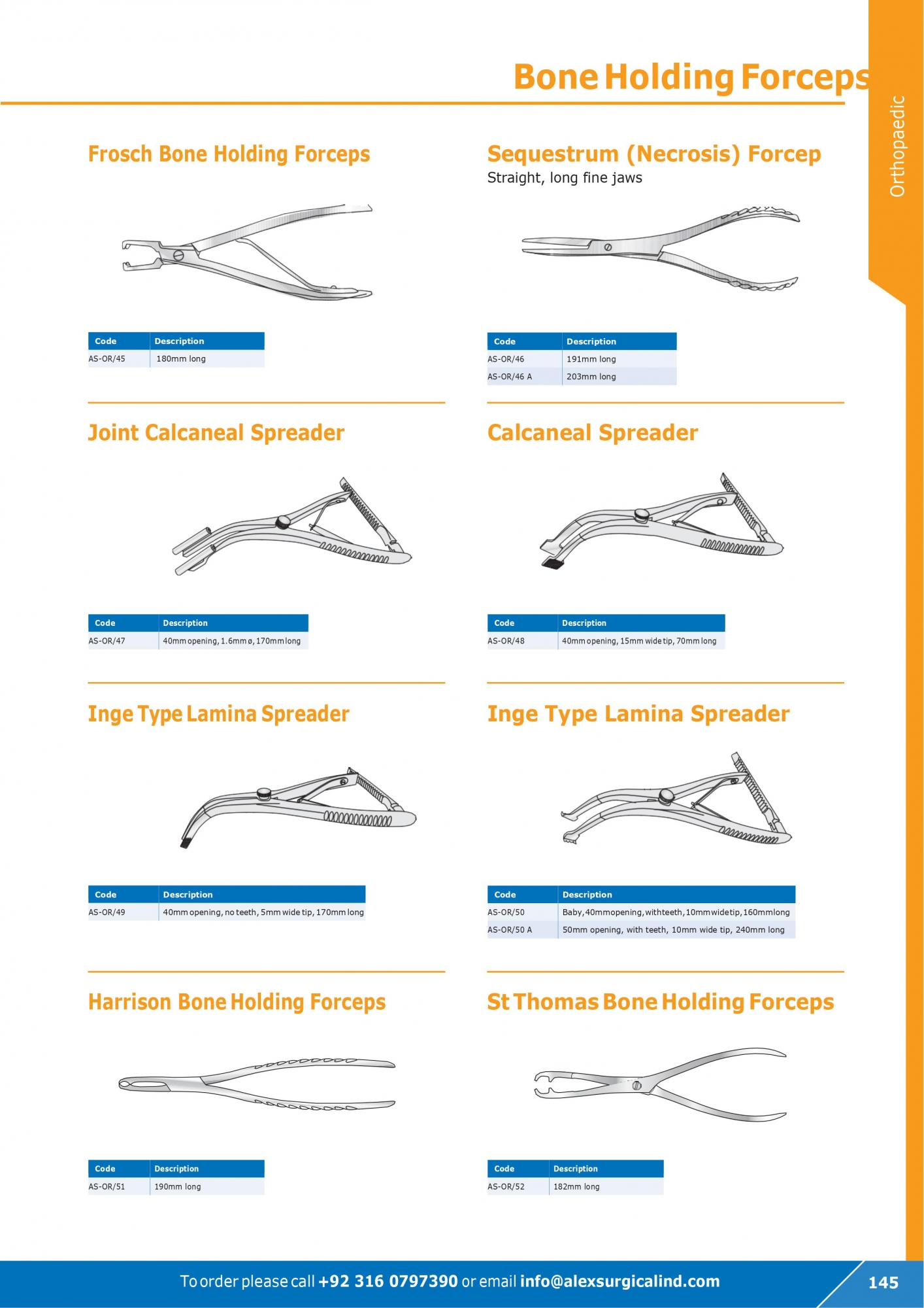 Bone Holding Forceps